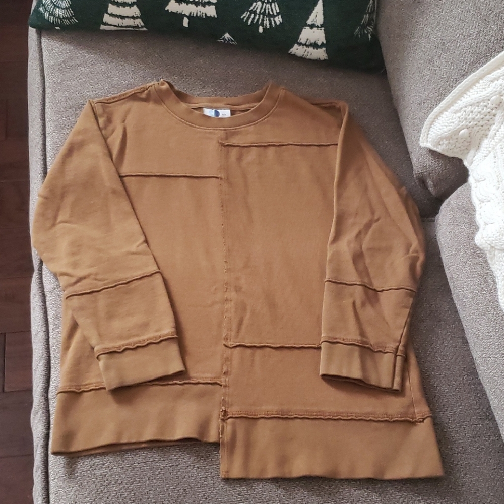 DotDotSmile crewneck brown French Terry sweatshirt
